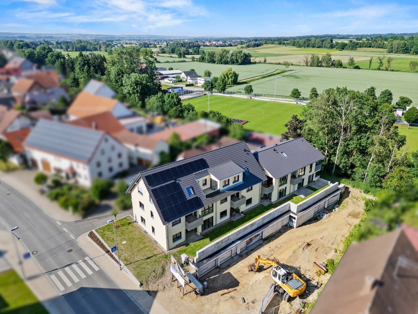 Komfortable und moderne 3,5-Zimmer-Wohnung mit sonnigem Balkon in Achstetten