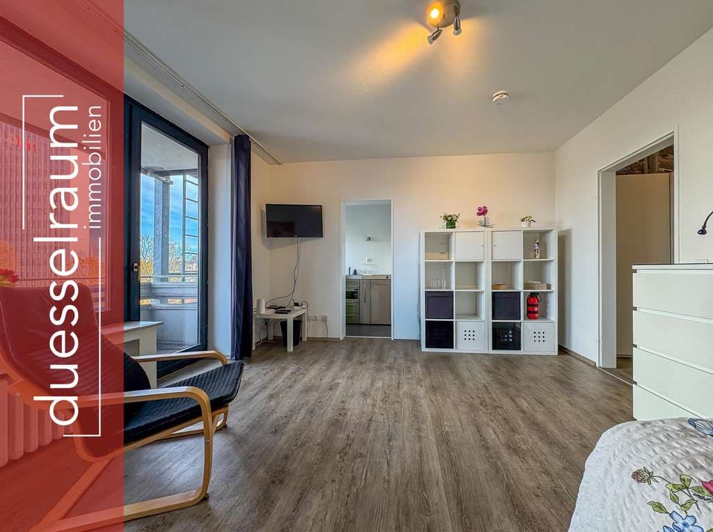 Unterbilk: Charmantes Apartment mit TG-Stellplatz, voll möbliert zur sofortigen Nutzung frei.