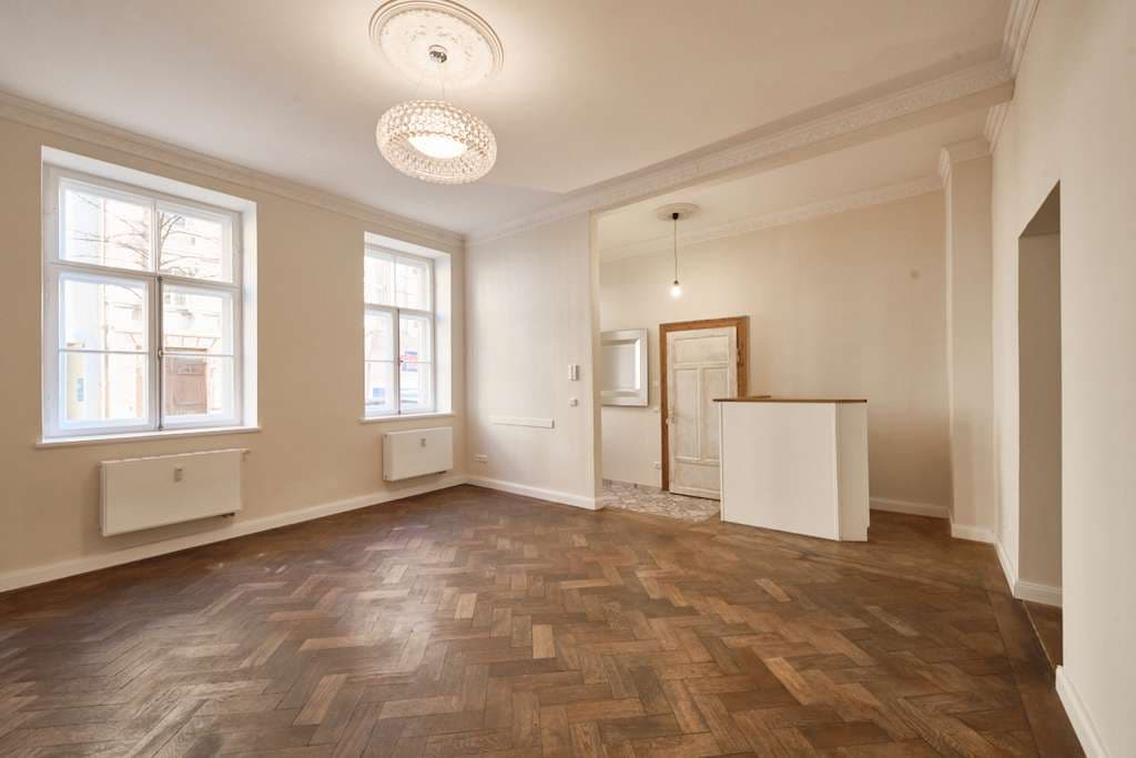 PROVISIONSFREI - EINZIGARTIGES JUGENDSTIL 3-Zim.-Stadthaus-Flair – Wohnen & Arbeiten im Einklang