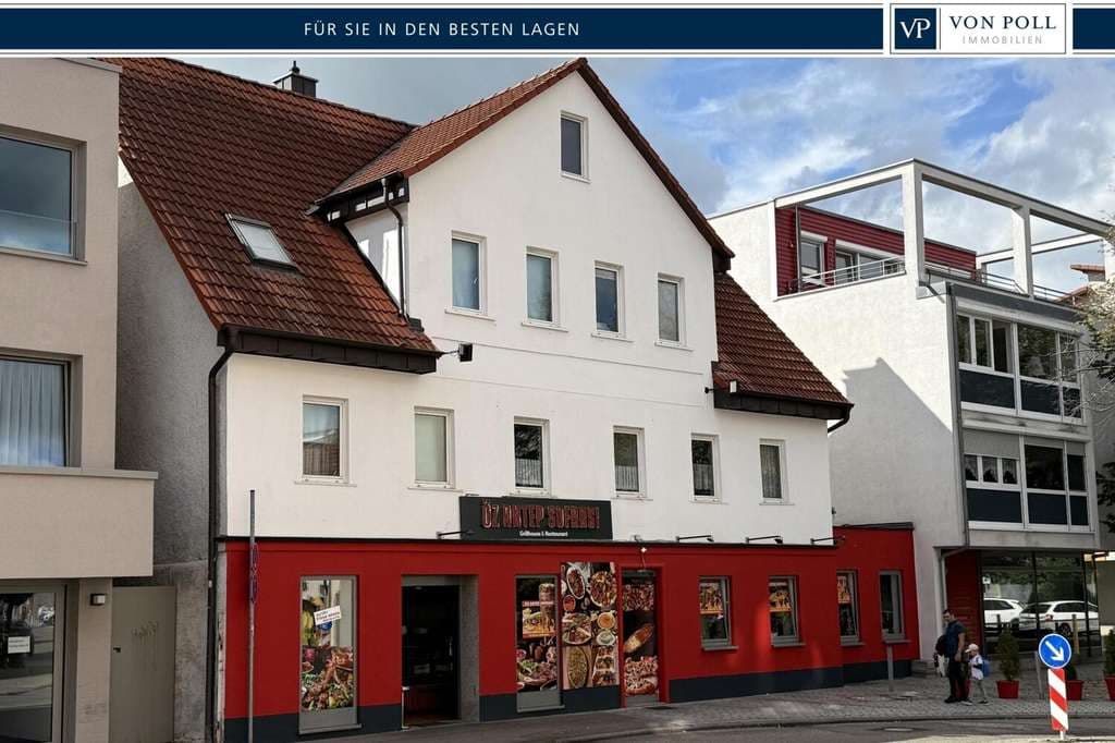 Wohn-Geschäftshaus zentrale Lage, voll vermietet, sehr gute Rendite