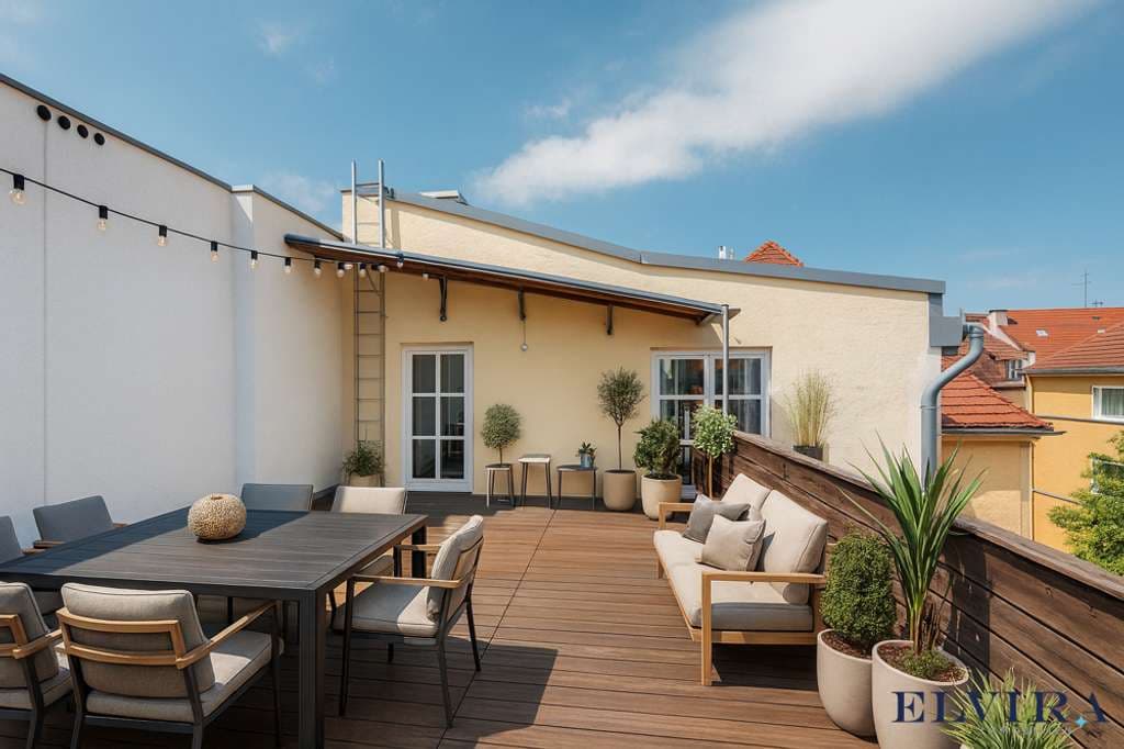 ELVIRA – Stilvolle 2-Zimmer-Dachterrassenwohnung im Glockenbach