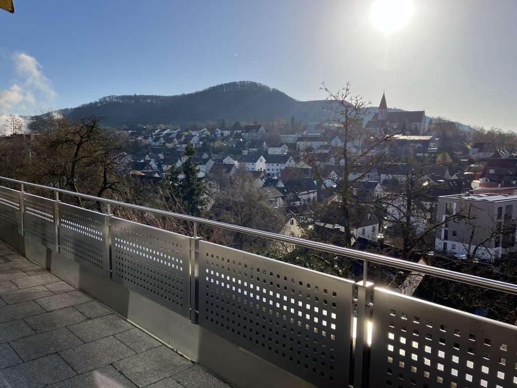 Eigentumswohnung mit viel Platz, großem Balkon und herrlichen Blick über Aalen-Unterkochen