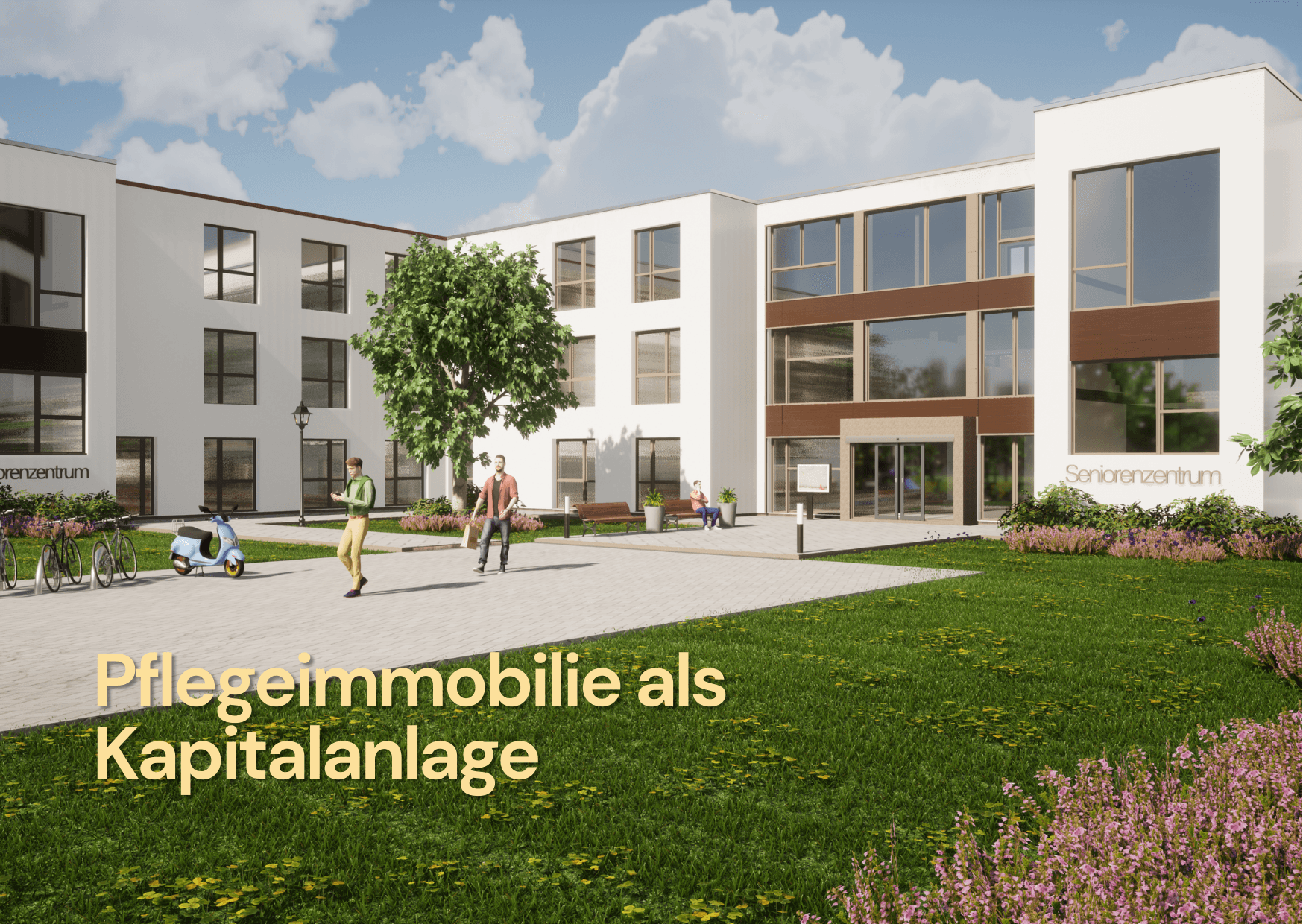 Invest, Kapitalanlage, bis zu 4,60 % Rendite, Pflegeimmobilie, KfW-gefördert, Seniorenwohnung